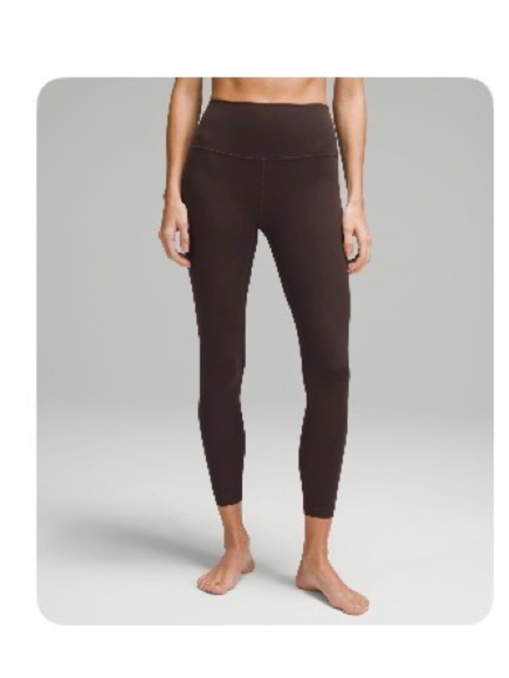 Lululemon Align High Rise Pant Leggings 25 inch leggings espresso size 6